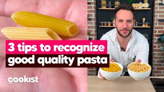 3 tips to recognize good quality pasta like a true Italian [upl. by Sil]