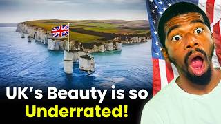 Top 10 Places To Visit In The UK  American Reacts [upl. by Araldo109]