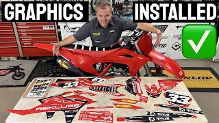 How To Install Dirt Bike Graphics [upl. by Laenahtan]