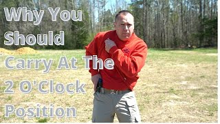 ADVANTAGES Of The 2 OClock IWB Carry Position [upl. by Einahpit]