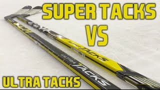 CCM Hockey Super Tacks VS Ultra Tacks Stick Review – What is the real difference [upl. by Marline641]