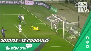 Csoboth Kevin gólja az Újpest FC – MOL Fehérvár FC mérkőzésen [upl. by Shien135]