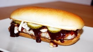 REZEPT MCRIB ZU HAUSE nachgemacht  schnell zu Hause selber machen [upl. by Nosnah956]