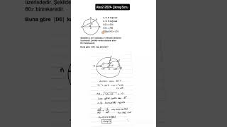 Çember sorusu alesgeometri [upl. by Truelove]