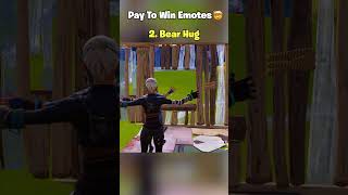 Pay To Win Emotes 💰🔥 fortnite [upl. by Htebasile]