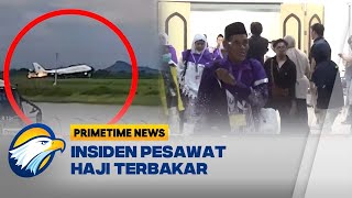 Pesawat Garuda Menerbangkan Kembali Jemaah Haji Pasca Insiden Pesawat Terbakar [upl. by Esilahs]