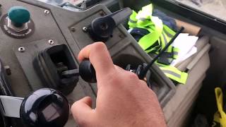 How to operate Shunt Truck Yard Jockey Trailer spotter [upl. by Hoopen]