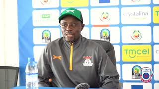 Zambia coach Boyd Mulwanda after the 20 final loss to South Africa at COSAFA U20 AFCON Qualifier [upl. by Meade]