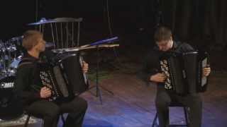 V Monti  Czardasz New Poznań Accordion Duo [upl. by Bedad907]