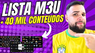 MELHOR LISTA M3ULISTA M3U GRATIS 2024LISTA M3U IPTVLISTAS IPTVLISTA M3U GRATISM3U IPTV [upl. by Lowery]