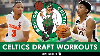 Boston Celtics News Celtics Workout 4 Players Prior To 2024 NBA Draft After NBA Finals [upl. by Amesari]