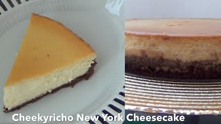 New York Cheesecake cheekyricho video recipe episode 1076 [upl. by Llednahs]