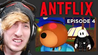 PIGGY ANTFLIX SERIES EPISODE 4 KreekCraft Reacts [upl. by Nims]