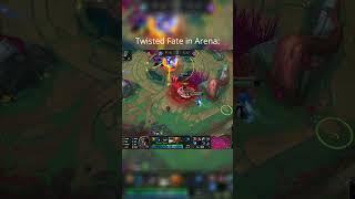 Twisted Fate in Arena  leagueoflegends gaming leagueclip riotgames leagueoflegendsclips [upl. by Yseulta326]