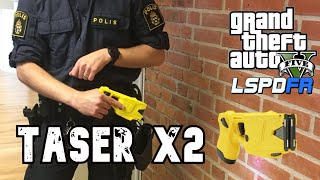 HUR DU FÅR SVENSKA POLISENS TASER I GTA 5 NYA TASER X2 [upl. by Nathalie]