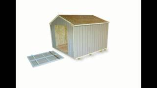 10 x 10 Storage Shed by Handy Home Products [upl. by Jamnes]