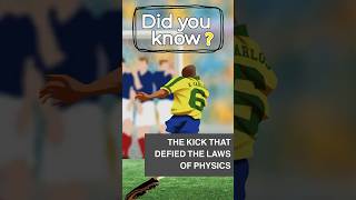 Roberto Carlos’s impossible kick that defied the laws of physics [upl. by Otsirc]