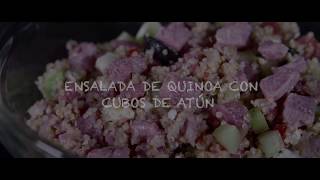 Ensalada de quinoa con Cubitos de Atún Dolores [upl. by Bodwell750]