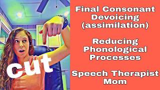 Final Consonant Devoicing Phonological Process Assimilation Practice Exercises with Mrs G [upl. by Ainnek]