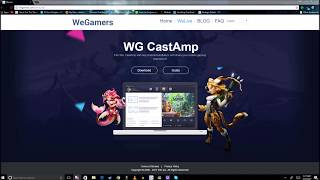 How To Use Wegamers WeLive Casting App For PC [upl. by Jehius]