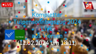 LIVE Karneval Tulpensonntagszug aus Viersen 2024  Karnevalszug Viersen LIVE PlerTanix [upl. by Eidoow]