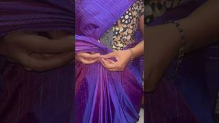 💜 Saree pre pleating without ironing💜☺️ talesofsaranya [upl. by Issie]