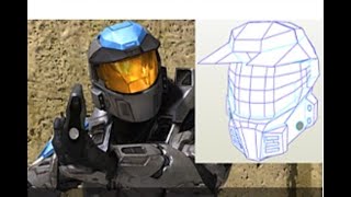 Halo Mark V Helmet Props amp Costume Workshop [upl. by Niuq]