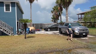 Ingleside on the Bay resident on Bayshore Drive continue clean up after TS Alberto [upl. by Elfrieda854]