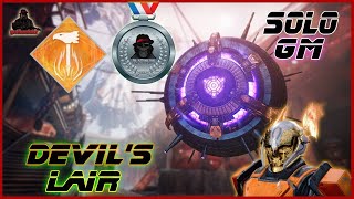 Solo Platinum Grandmaster Nightfall The Devils Lair With The Unkillable Titan Sunbreaker [upl. by Eaneg]