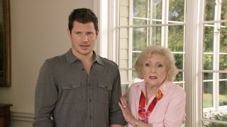 Betty White and Nick Lachey Make a Boy Band  Bettys Happy Hour [upl. by Giarg]