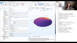 Laser Heating of a Silicon Wafer COMSOL Tutorial [upl. by Ahsemak]