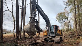 Clearing The Tree Line Back Behind The Pad [upl. by Ellahcim969]