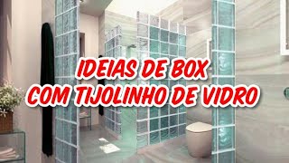 Idéias Com Tijolo de vidro no Banheiro  BOX MAIS SEGURO E BONITO [upl. by Rehtnug]