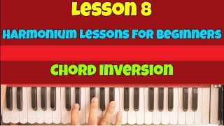 Lesson 8  What is chord inversion  Harmonium lessons for Beginners [upl. by Konstantin]