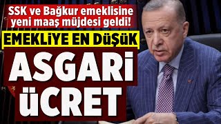 SSK VE BAĞKUR EMEKLİSİ DİKKAT EMEKLİYE EN DÜŞÜK ASGARİ ÜCRET AYARI [upl. by Winchester]