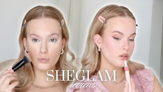 SHEGLAM MAKEUP REVIEW  Testing a Full Face of New Sheglam Makeup [upl. by Inahpets189]