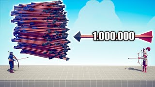 1 000 000 DAMAGE ARCHER vs EVERY GOD TABS Totally Accurate Battle Simulator 2024 [upl. by Tebor956]