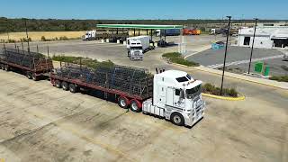 Muchea BP service station with 6 trucksWestern Australia [upl. by Selmore48]