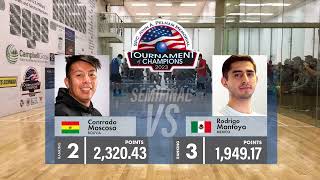 C MOSCOSO VS R MONTOYA  SEMIFINAL  2023 TOURNAMENT OF CHAMPIONS [upl. by Tyrus135]