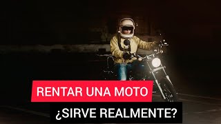 COMO ALQUILAR UNA MOTO PARA TRABAJAR Y CUANTO SE GANA [upl. by Haroppiz]