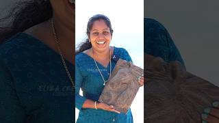 കടൽമണ്ണും മെഴുകുതിരിയും  Sand with Wax  Craft  Eliza Creations shorts [upl. by Eciuqram]