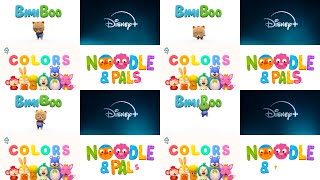 Noodle amp Pals Bimi Boo Hogi Colours and Disney 2024 Logo Intro Over 1 Million Times [upl. by Omissam]