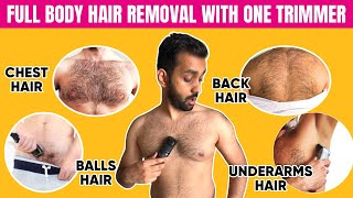 ULTIMATE GROOMING SOLUTION  Full Body Hair Removal with One Trimmer  ANKIT TV [upl. by Kwon]