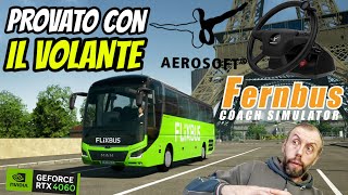 FERNBUS PROVATO CON IL VOLANTE AEROSOFT GAMEPLAY PC 💥 [upl. by Hennessy795]