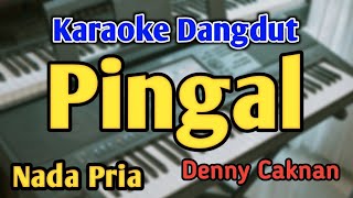 PINGAL  KARAOKE  NADA PRIA COWOK  Denny Caknan  Audio HQ  Live Keyboard [upl. by Amis]