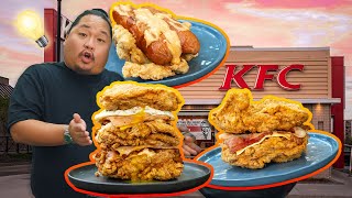 KFC DOUBLE DOWN 3 WAYS  Ninong Ry [upl. by Orabelle161]