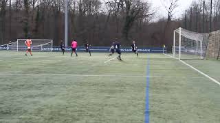 🔴🔵 PSG U16 R1  ACBB U16 R1  ⚽️ but de Paul Vimont  Camp des Loges  janvier 2023 [upl. by Sawyor]