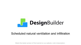 51 Scheduled natural ventilation and infiltration [upl. by Atikram418]