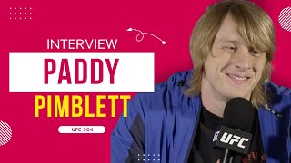 Paddy Pimblett full UFC 304 media day interview [upl. by Llehsar73]