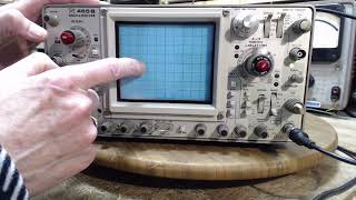 Tektronix Oscilloscope 465B Video 1 of 2  Trigger Trouble [upl. by Aidaas]